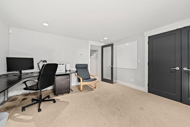 141 Cornell St, Newton, MA 02462 - carpeted office with recessed lighting