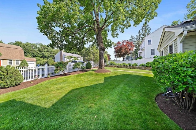 141 Cornell St, Newton, MA 02462 - fenced yard with a residential view