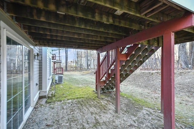 view of patio / terrace with cooling unit