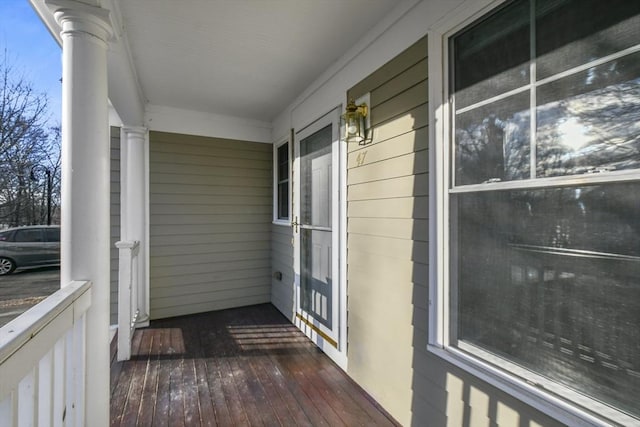 balcony with a porch