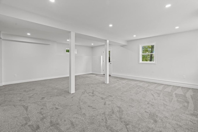 17 Upland Rd, Lynn, MA 01902 - basement featuring recessed lighting and carpet