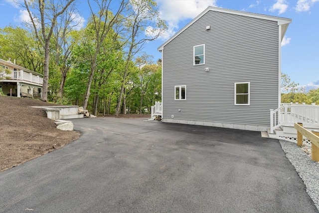 17 Upland Rd, Lynn, MA 01902 - view of property exterior featuring asphalt driveway