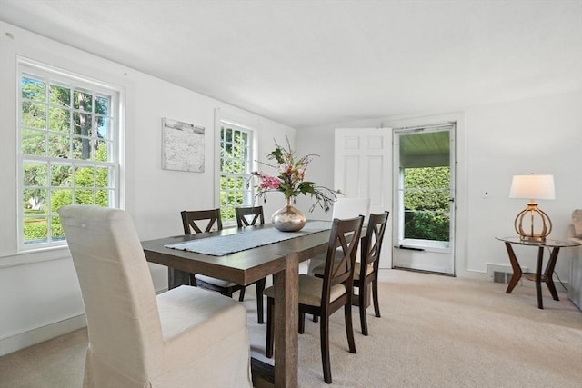 14 Wadsworth Ln, Duxbury, MA 02332 - dining space with light carpet and healthy amount of natural light