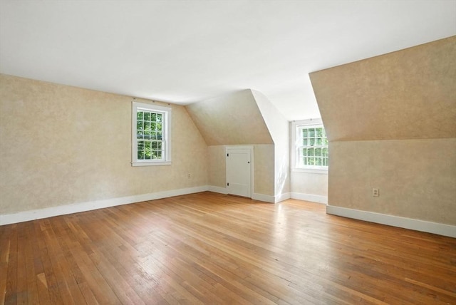 14 Wadsworth Ln, Duxbury, MA 02332 - bonus room featuring hardwood / wood-style floors, healthy amount of natural light, and vaulted ceiling