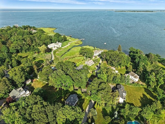 14 Wadsworth Ln, Duxbury, MA 02332 - aerial view of property and surrounding area with a large body of water