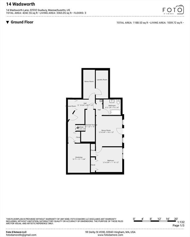 14 Wadsworth Ln, Duxbury, MA 02332 - view of property floor plan