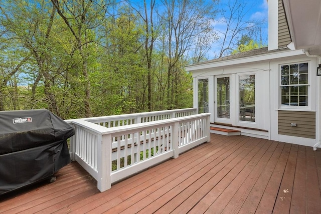151 River Rd, West Newbury, MA 01985 - wooden deck featuring area for grilling