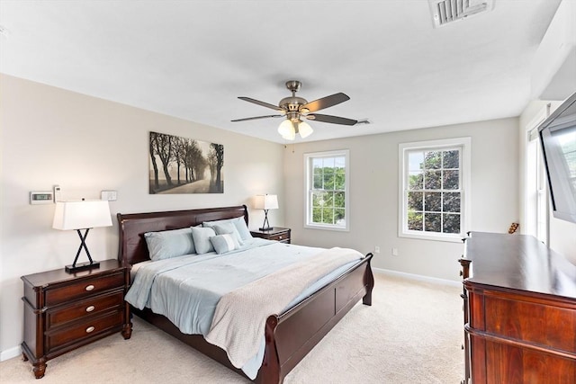 1380 Newman Ave, Seekonk, MA 02771 - bedroom featuring light colored carpet, baseboards, and a ceiling fan