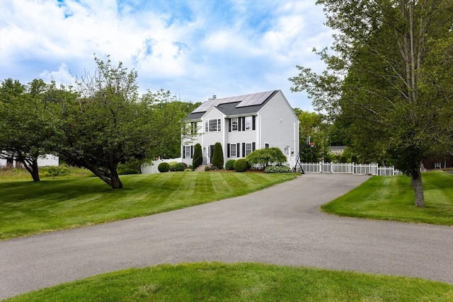 1380 Newman Ave, Seekonk, MA 02771 - view of front of property featuring solar panels and driveway