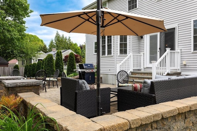 1380 Newman Ave, Seekonk, MA 02771 - view of patio with grilling area