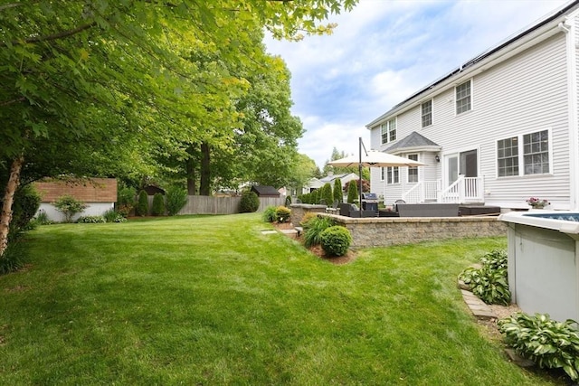 1380 Newman Ave, Seekonk, MA 02771 - view of yard with a patio area