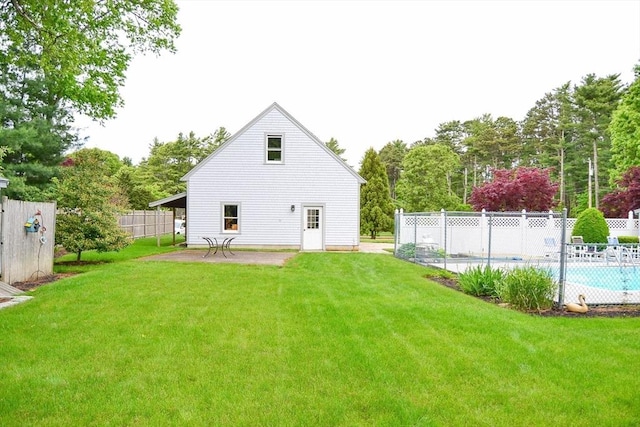 110 Mayflower Ridge Dr, Wareham, MA 02571 - back of property with a patio area and view of scattered trees