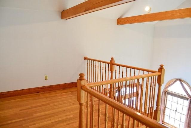 110 Mayflower Ridge Dr, Wareham, MA 02571 - staircase featuring wood finished floors and baseboards