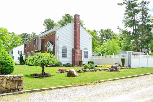 110 Mayflower Ridge Dr, Wareham, MA 02571 - view of home's exterior featuring a chimney