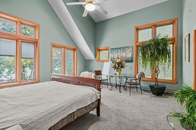 94 S Shore Rd, Burrillville, RI 02859 - carpeted bedroom featuring vaulted ceiling