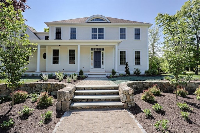 2 Pine Ridge Ln, Mattapoisett, MA 02739 - view of front of house featuring a porch
