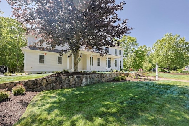 2 Pine Ridge Ln, Mattapoisett, MA 02739 - view of front of property with a front lawn