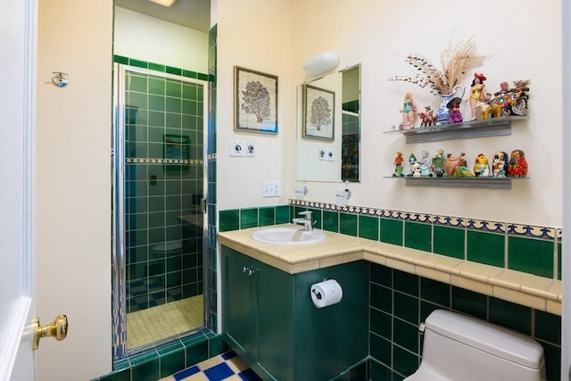 51 Naples, Brookline, MA 02446 - bathroom with a stall shower and vanity