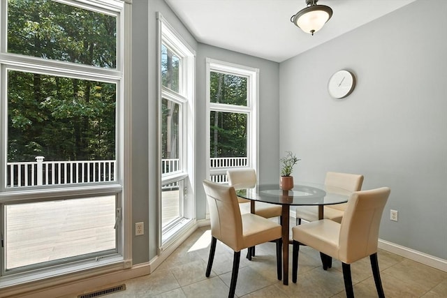 19 Hawthorn Rd, Amherst, MA 01002 - tiled dining space with baseboards