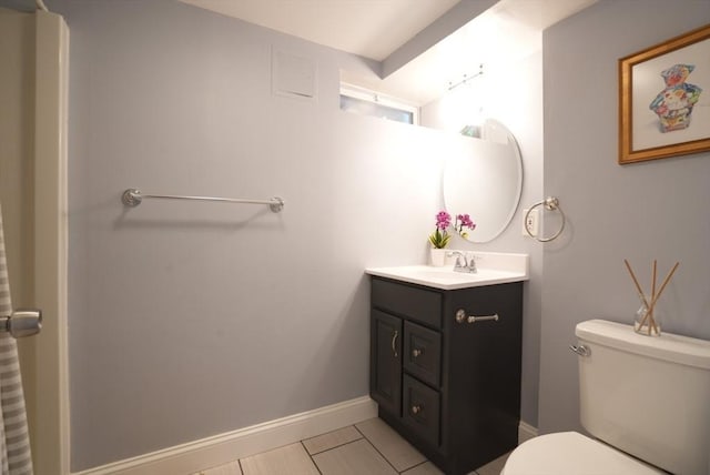 99 Edgehill Rd, Norwood, MA 02062 - bathroom with vanity and tile patterned flooring