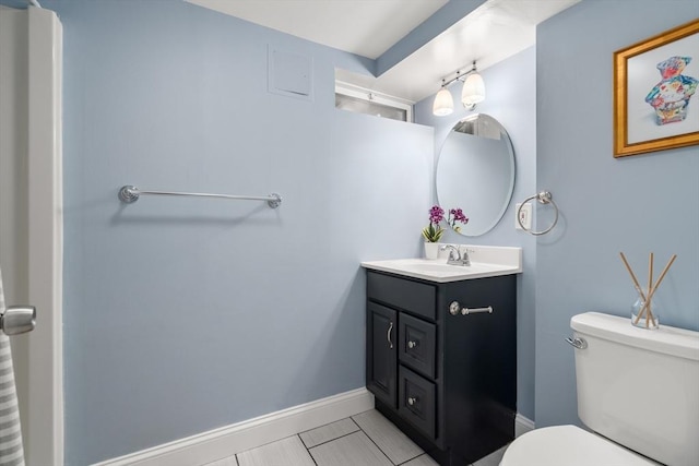 99 Edgehill Rd, Norwood, MA 02062 - half bathroom with vanity and toilet