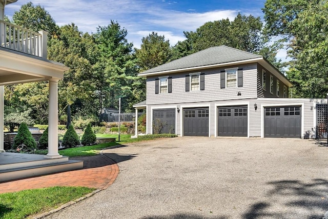 garage featuring a garage