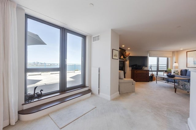 2001 Marina Dr Unit 707, Quincy, MA 02171 - living room with carpet flooring and baseboards