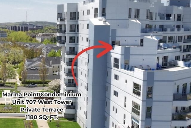 2001 Marina Dr Unit 707, Quincy, MA 02171 - view of apartment building / complex featuring a view of city