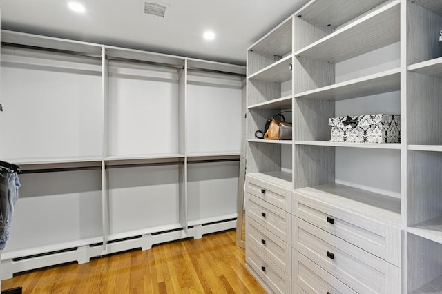 290 Lyman Rd, Milton, MA 02186 - walk in closet with a baseboard radiator and light wood-style floors