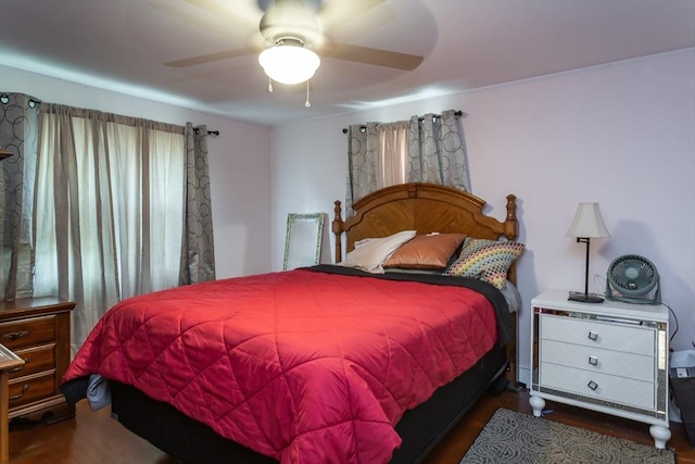 101 Primrose St, Fall River, MA 02720 - bedroom featuring wood finished floors and a ceiling fan