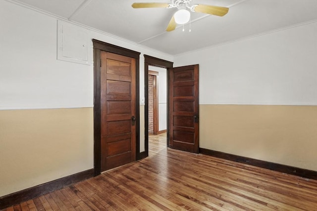3 Cranberry Meadow Shore Rd, Charlton, MA 01507 - spare room with wood-type flooring and a ceiling fan