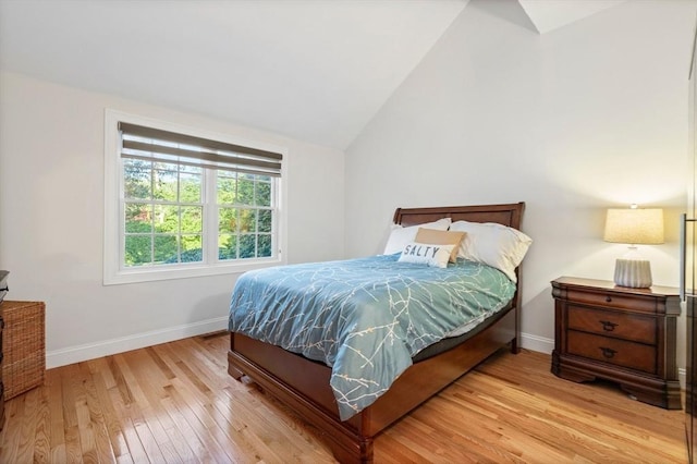 74 Hidden Bay Dr Unit 74, Dartmouth, MA 02748 - bedroom with wood finished floors and vaulted ceiling