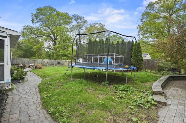 6 Batten St, Webster, MA 01570 - view of yard featuring a trampoline