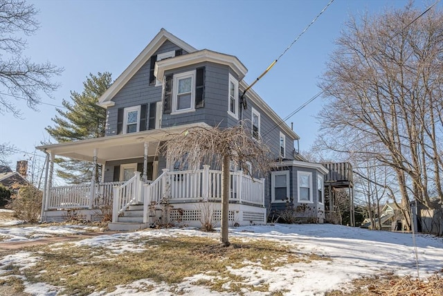 victorian house with a porch