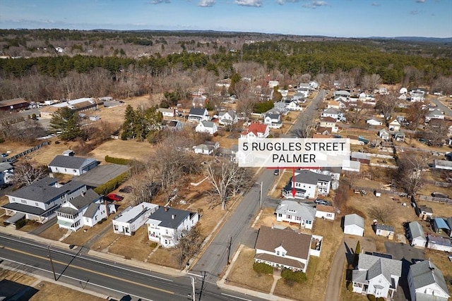 birds eye view of property featuring a residential view