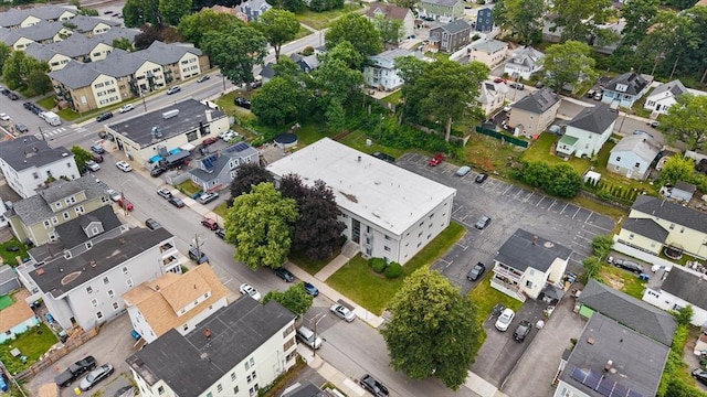 24 Inman St Unit 23, Lawrence, MA 01843 - aerial view of property's location with nearby suburban area