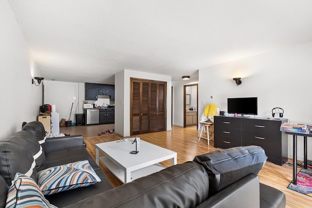 24 Inman St Unit 23, Lawrence, MA 01843 - living room with light wood-type flooring
