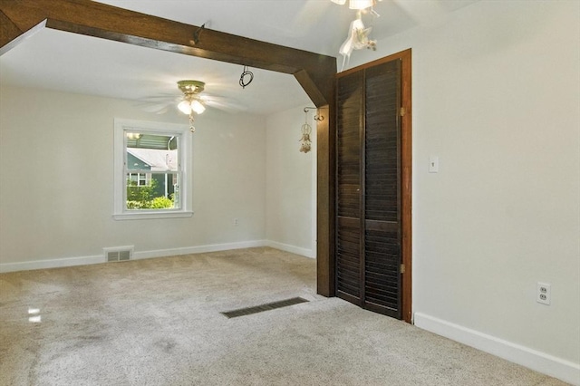 14 Doris Dr, Abington, MA 02351 - unfurnished room with a ceiling fan and carpet flooring