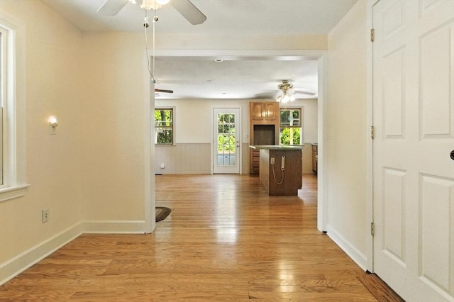 14 Doris Dr, Abington, MA 02351 - corridor featuring light wood-type flooring and baseboards