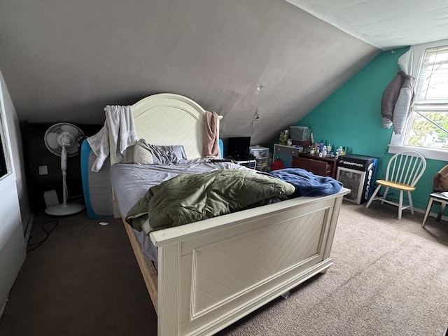 40 Freeman St, Framingham, MA 01702 - carpeted bedroom featuring lofted ceiling