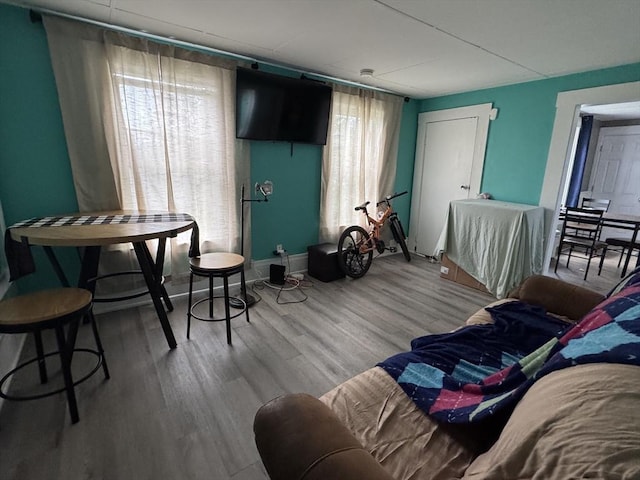 40 Freeman St, Framingham, MA 01702 - living room with wood finished floors and baseboards