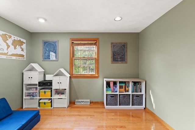 6 2nd Ave, Wilmington, MA 01887 - game room with light wood finished floors, baseboards, and recessed lighting