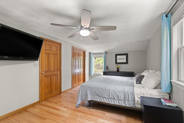 6 2nd Ave, Wilmington, MA 01887 - bedroom with wood finished floors, baseboards, and a ceiling fan