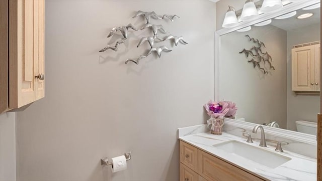 28 Philmart Dr, New Ipswich, NH 03071 - half bathroom featuring toilet and vanity
