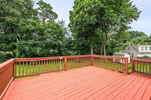 7 Beaver St, Beverly, MA 01915 - wooden terrace featuring a yard and view of scattered trees