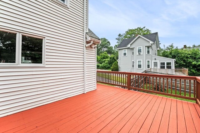 7 Beaver St, Beverly, MA 01915 - view of wooden deck