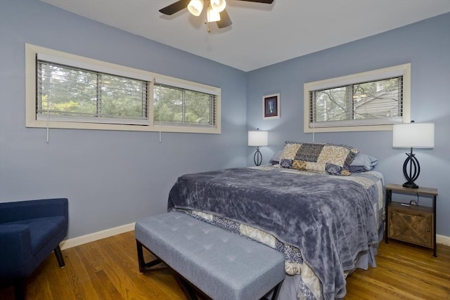 115 Carnavon Cir, Springfield, MA 01109 - bedroom with wood finished floors and a ceiling fan