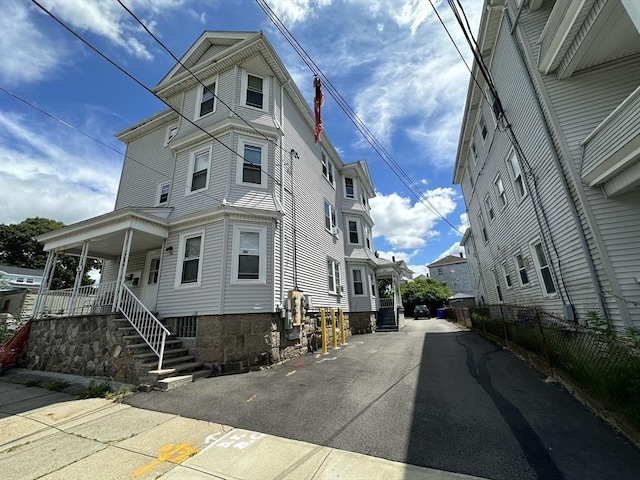 144-146 Irving St, Fall River, MA 02723 - view of front of home with covered porch