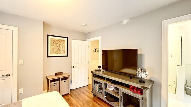 interior space featuring light wood-type flooring