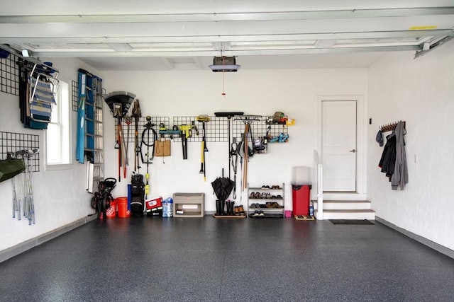 29 Spyglass Ln, Plymouth, MA 02360 - garage with a garage door opener